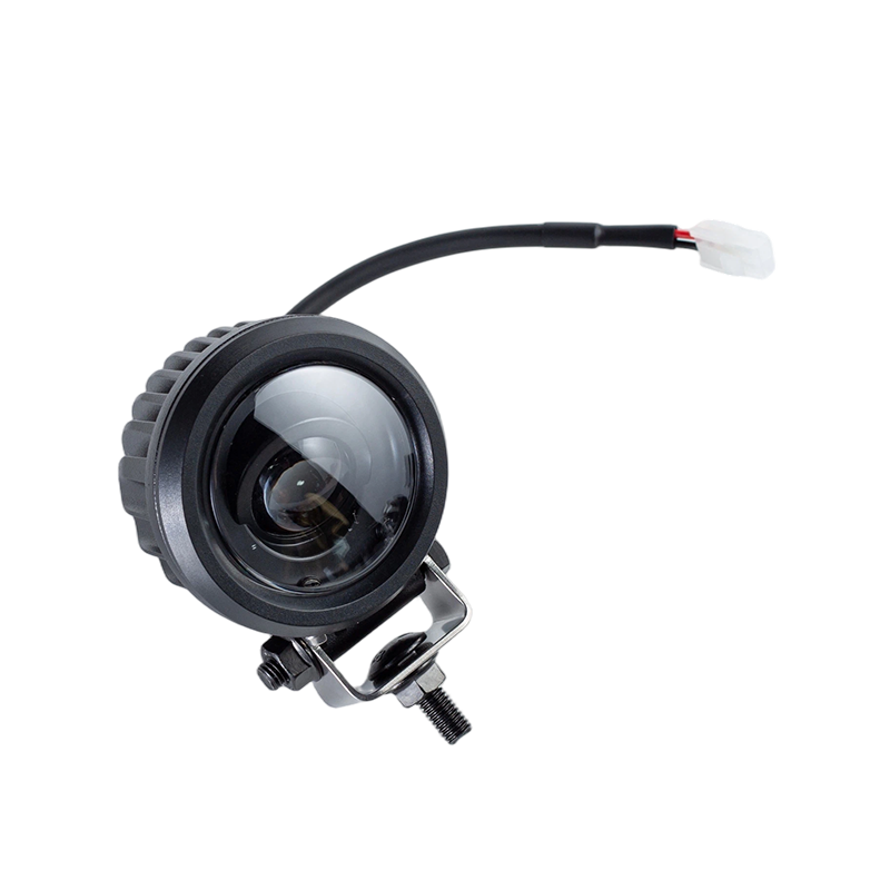 چراغ اخطار ایمنی لیفتراک نقطه‌ای آبی گرد مایل IP67 5W DC9-80V