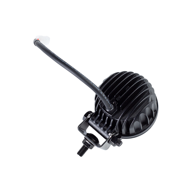 چراغ اخطار ایمنی لیفتراک نقطه‌ای آبی گرد مایل IP67 5W DC9-80V