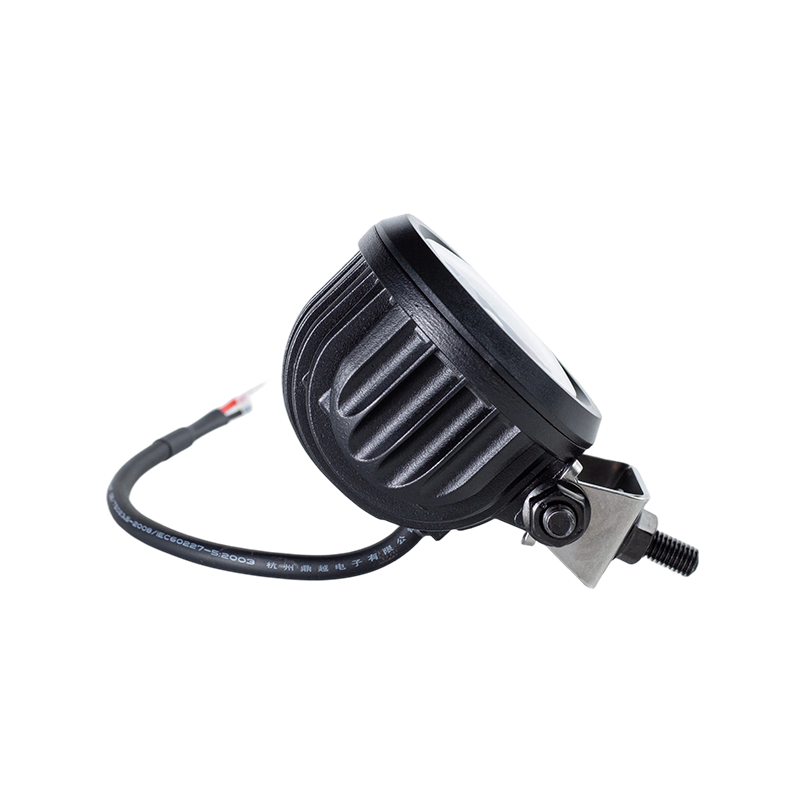 چراغ اخطار ایمنی لیفتراک نقطه‌ای آبی گرد مایل IP67 5W DC9-80V