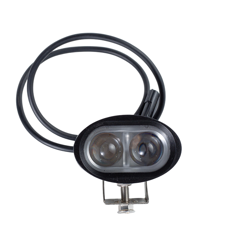 چراغ اخطار ایمنی لیفتراک قرمز/آبی بیضی شکل با نور گسترده IP67 6W DC9-80V