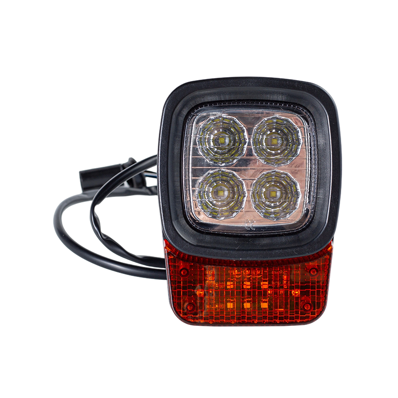 001 چراغ ترکیبی چند منظوره / چراغ کاری 4 LED با چراغ راهنما و چراغ موقعیت برای لیفتراک