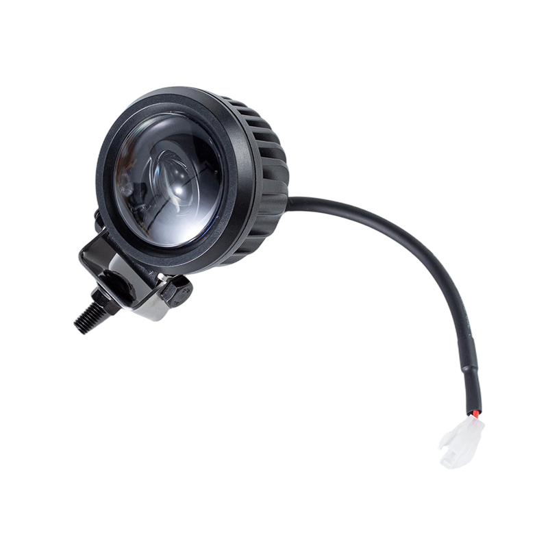 چراغ اخطار ایمنی لیفتراک نقطه‌ای آبی گرد مایل IP67 5W DC9-80V