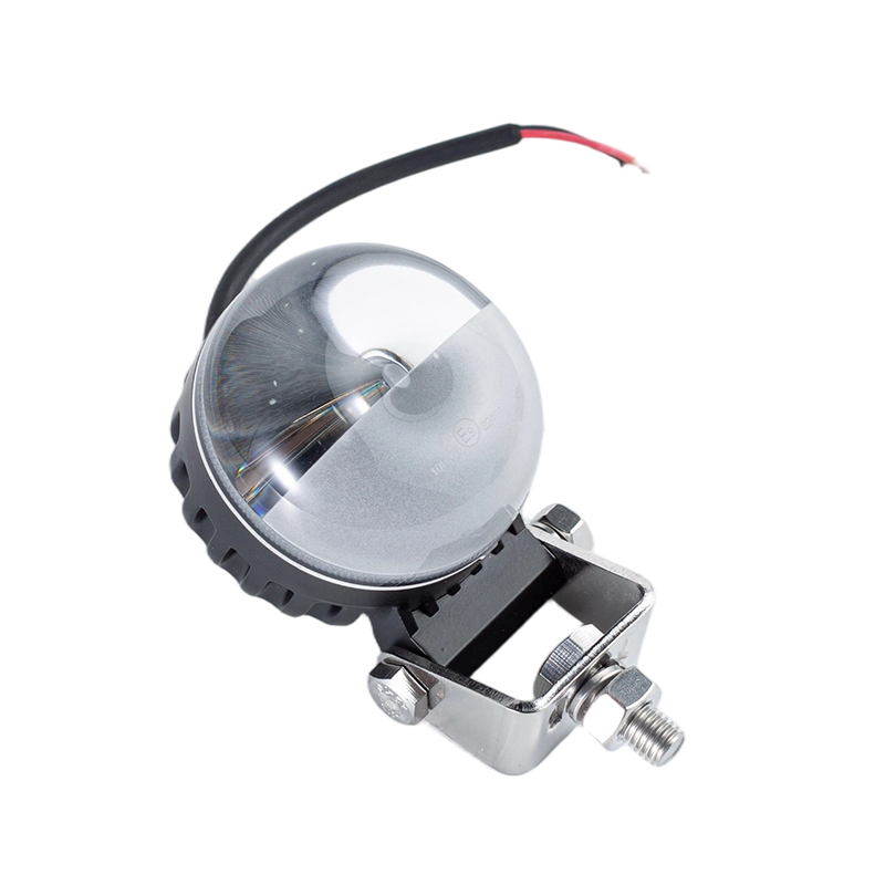 چراغ هشدار منطقه خطر لیفتراک با پرتو قرمز/آبی گرد IP67 5W DC9-80V