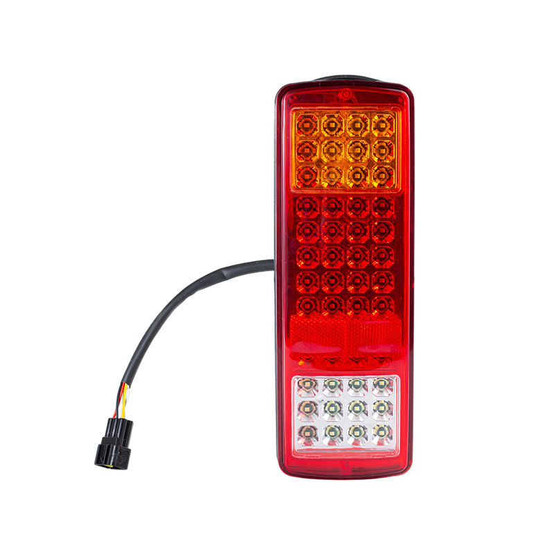 چراغ عقب LED یکپارچه سه رنگ FLDJ-SSWD-002 IP55 6W DC12-24V (سیگنال راهنما + چراغ موقعیت + چراغ معکوس)