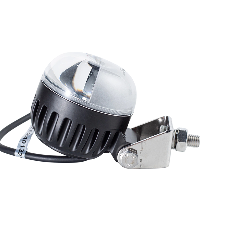 چراغ هشدار منطقه خطر لیفتراک با پرتو قرمز/آبی گرد IP67 5W DC9-80V
