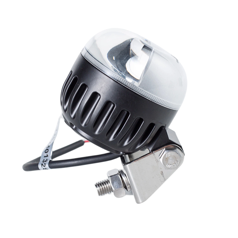 چراغ هشدار منطقه خطر لیفتراک با پرتو قرمز/آبی گرد IP67 5W DC9-80V